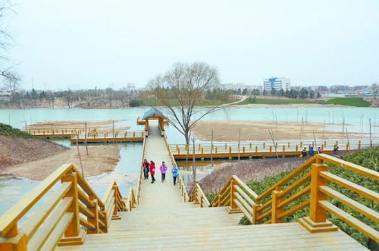 鄭州西流湖北區(qū)開園 將成為最大景觀走廊